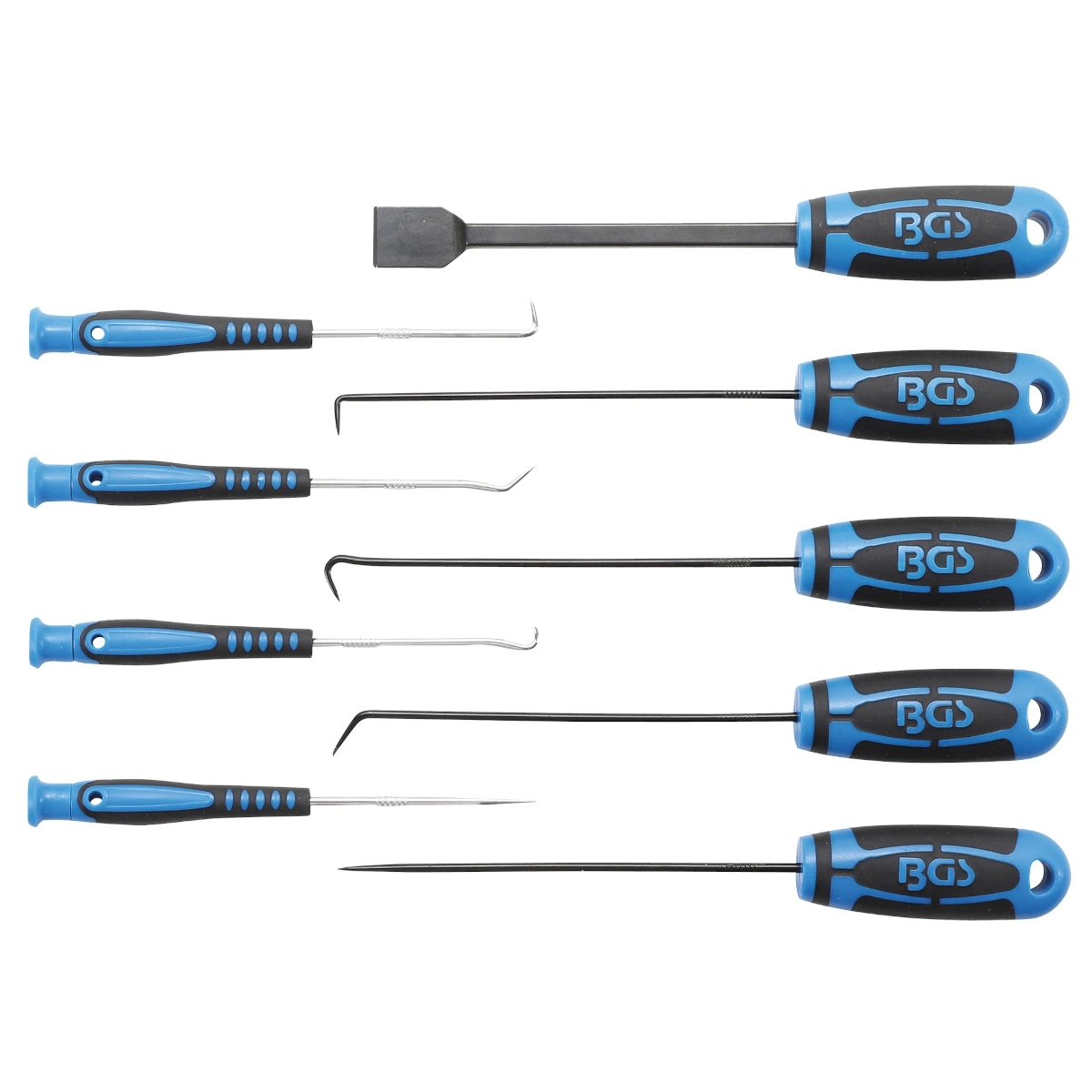 BGS Set Di 5 Levaparamurti In Plastica - Forme Diverse Per Auto, Rifiniture E Interni